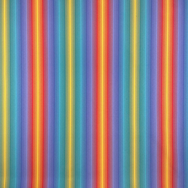 Rainbow Stripe Weatherproof Fabric Collection