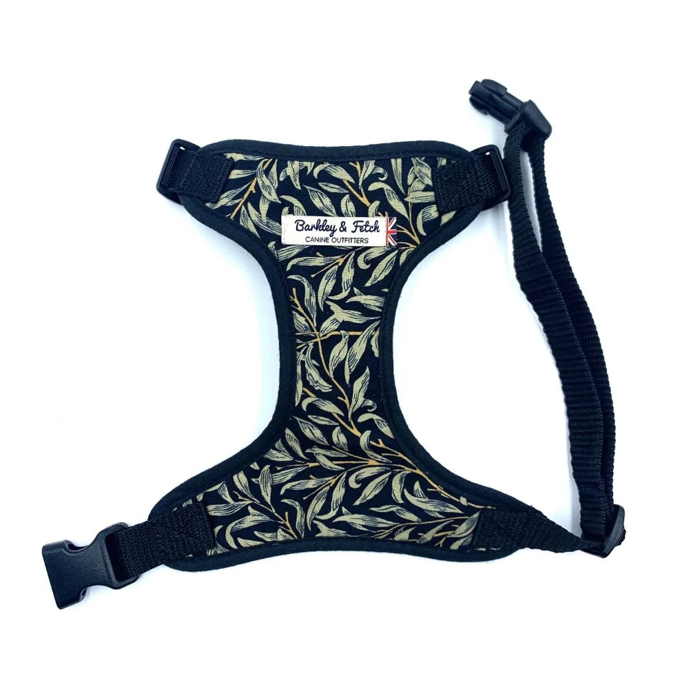 Black Willow Soft Dog Harness