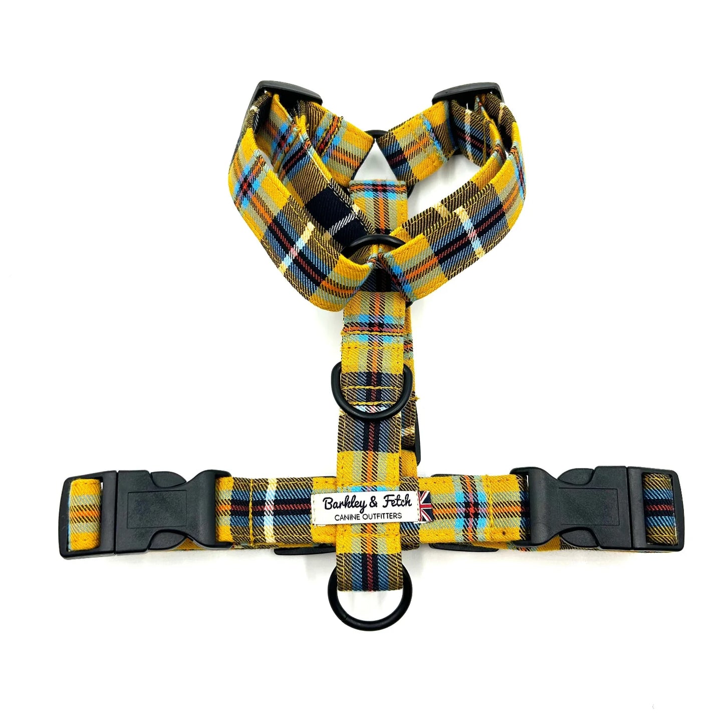 Cornish Tartan Strap Dog Harness