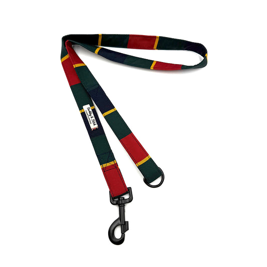 School Stripe Weatherproof Dog Lead