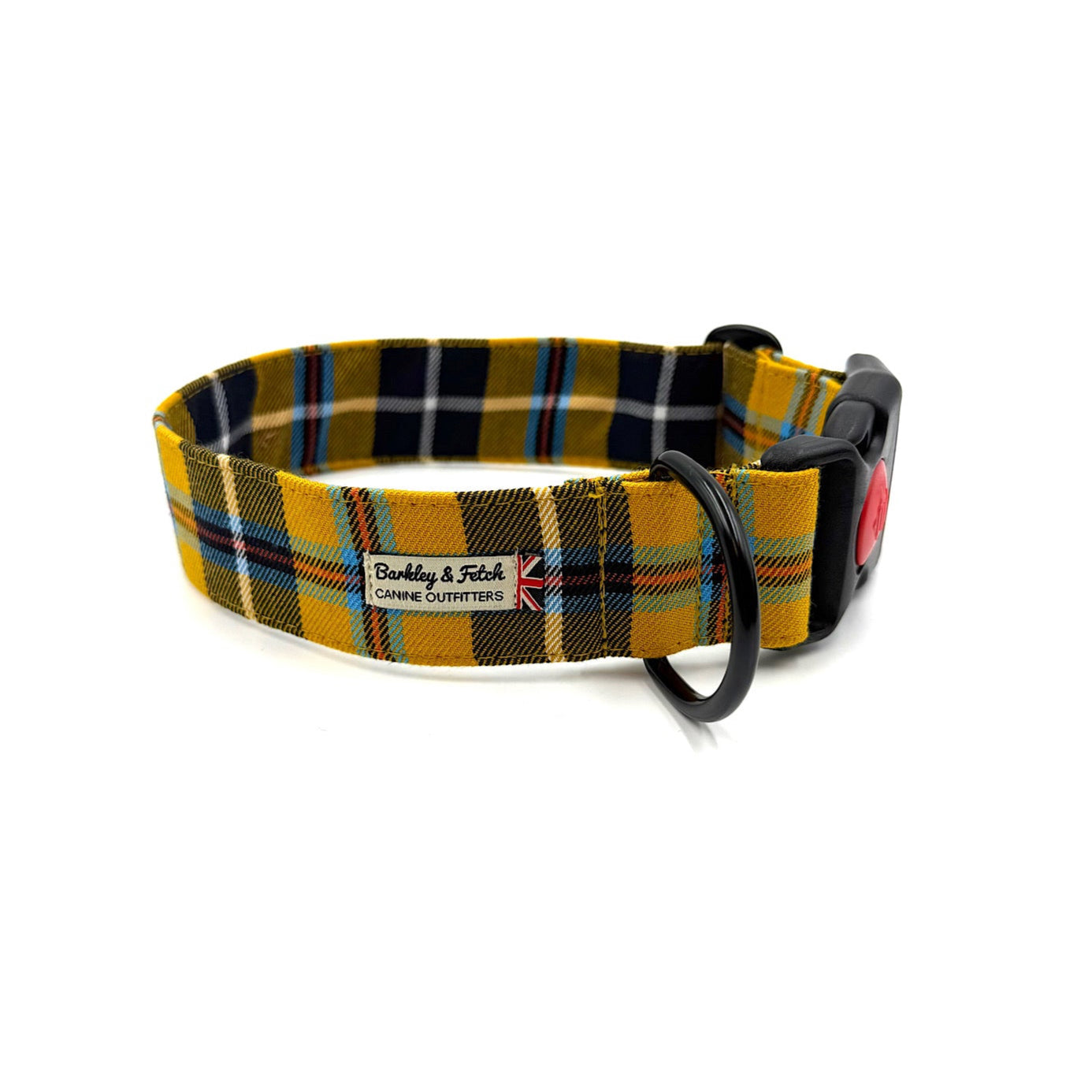 Cornish Tartan WIDE Dog Collar