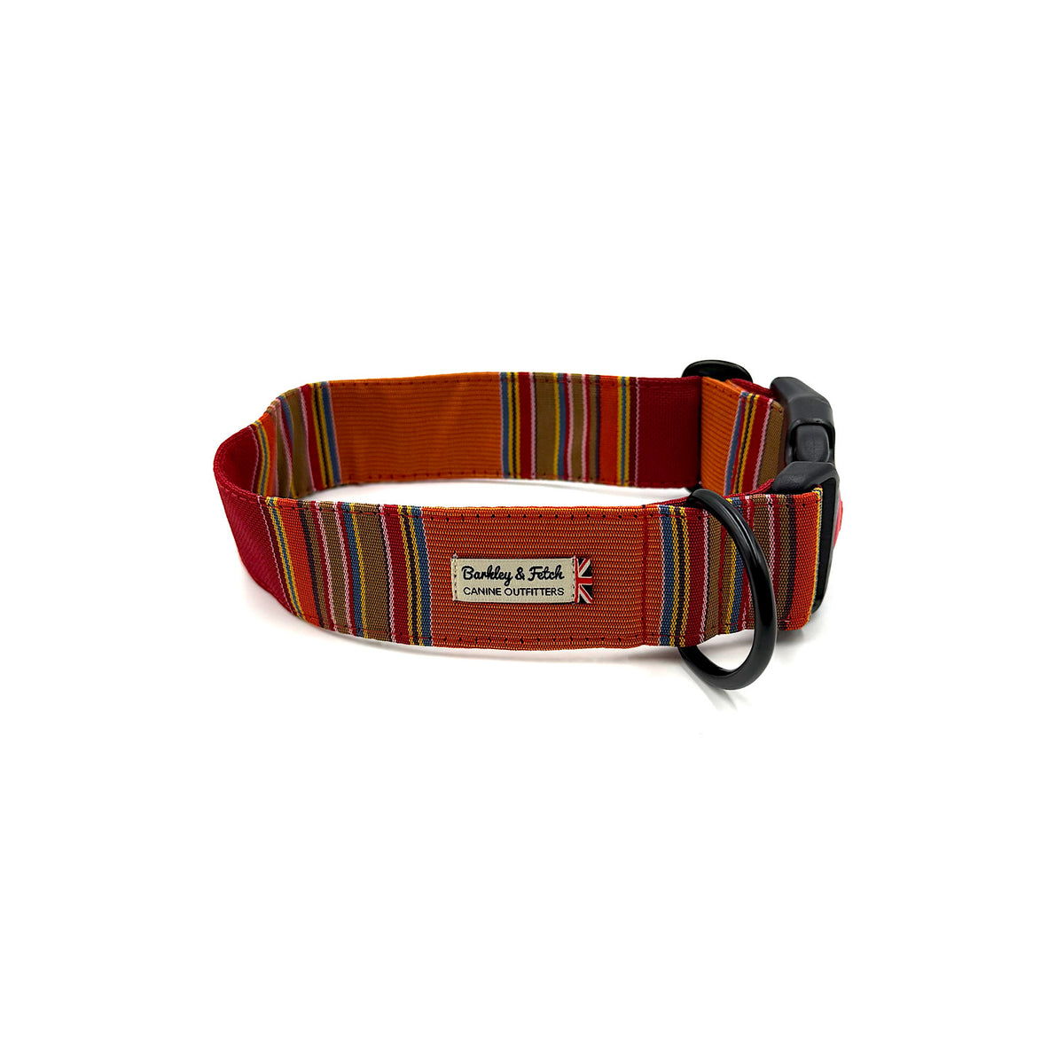 Deckchair Stripe WIDE Dog Collar