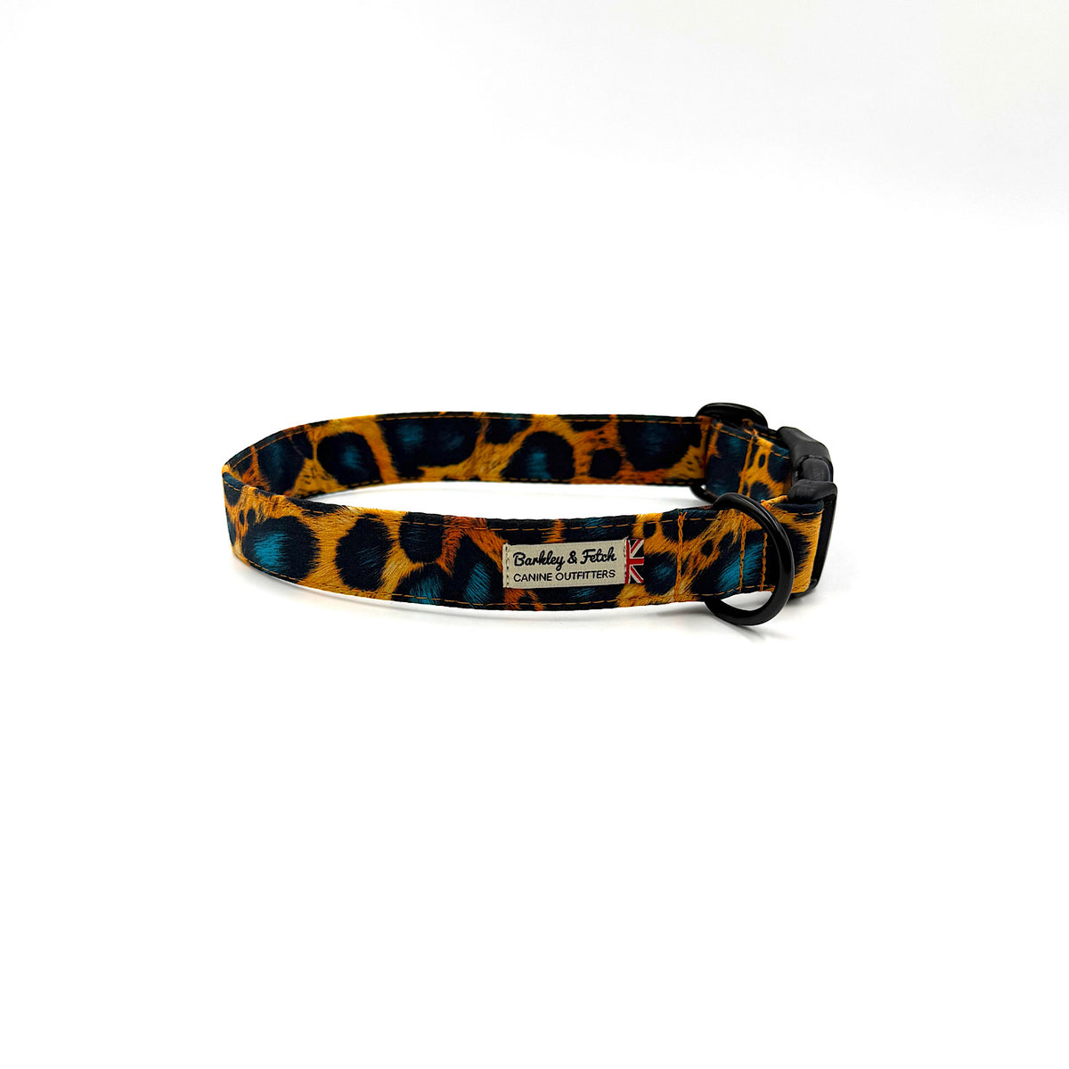 Funky Leopard Print Dog Collar