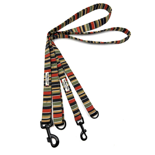 Roman Stripe Weatherproof Dog Lead