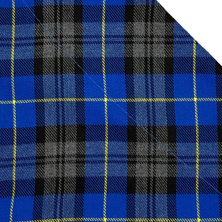 Royal Blue Tartan Fabric Collection