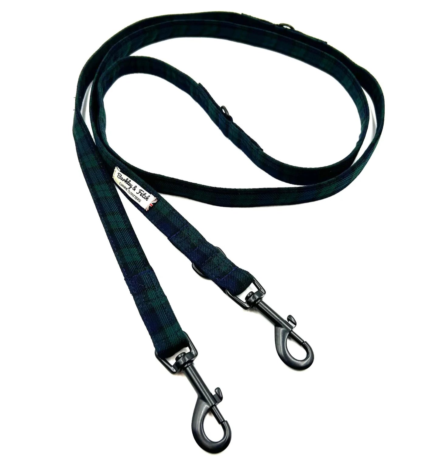 Black Watch Tartan Multiway 2M  Double End Dog Lead