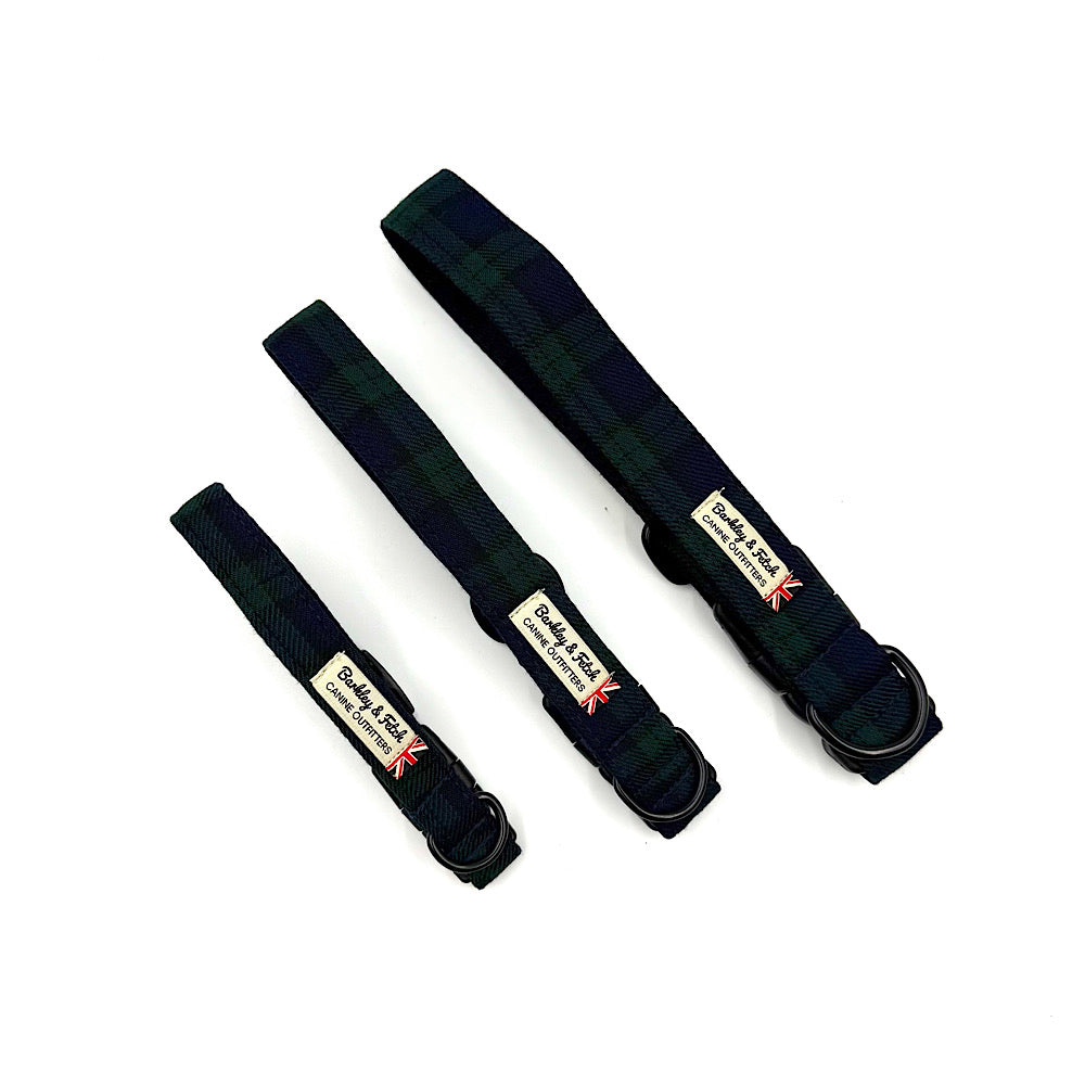 Black Watch Tartan Dog Collar