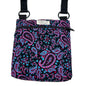 Blue Paisley Corduroy Dog Walking Bag