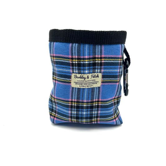 Pale Blue Tartan Treat Pouch
