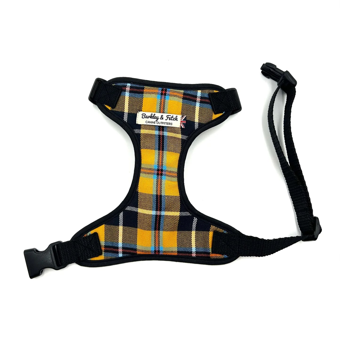 Cornish Tartan Soft Dog Harness