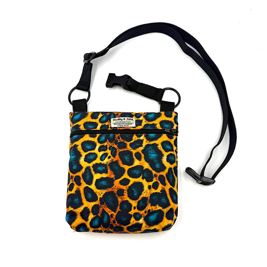 Funky Leopard Print Dog Walking Bag