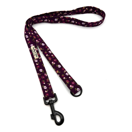 Berry Blossom Print Dog Lead