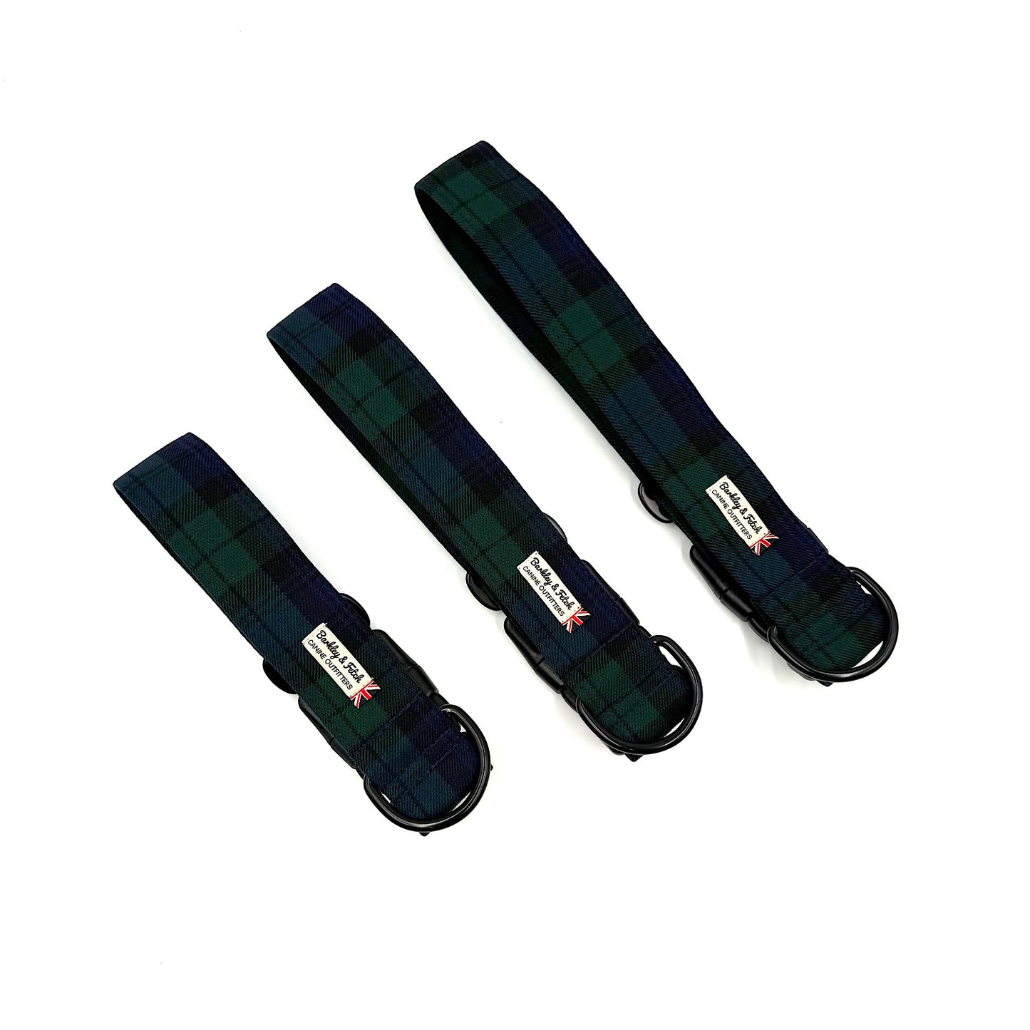 Black Watch Tartan WIDE Dog Collar