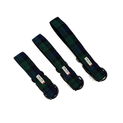 Black Watch Tartan WIDE Dog Collar