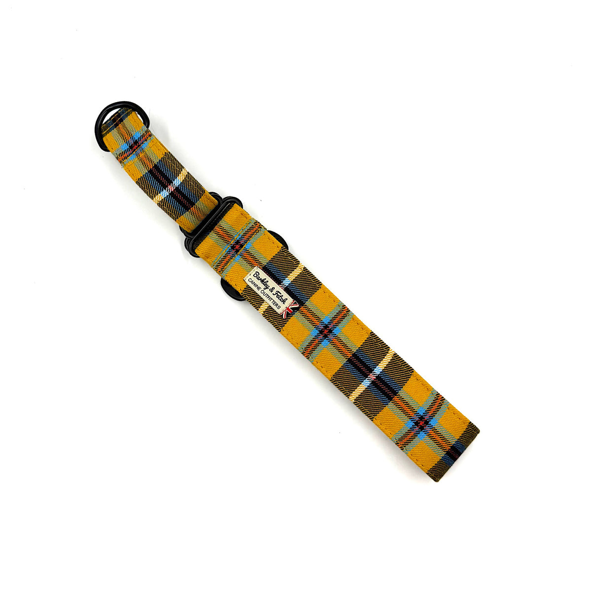 Cornish Tartan Martingale Dog Collar