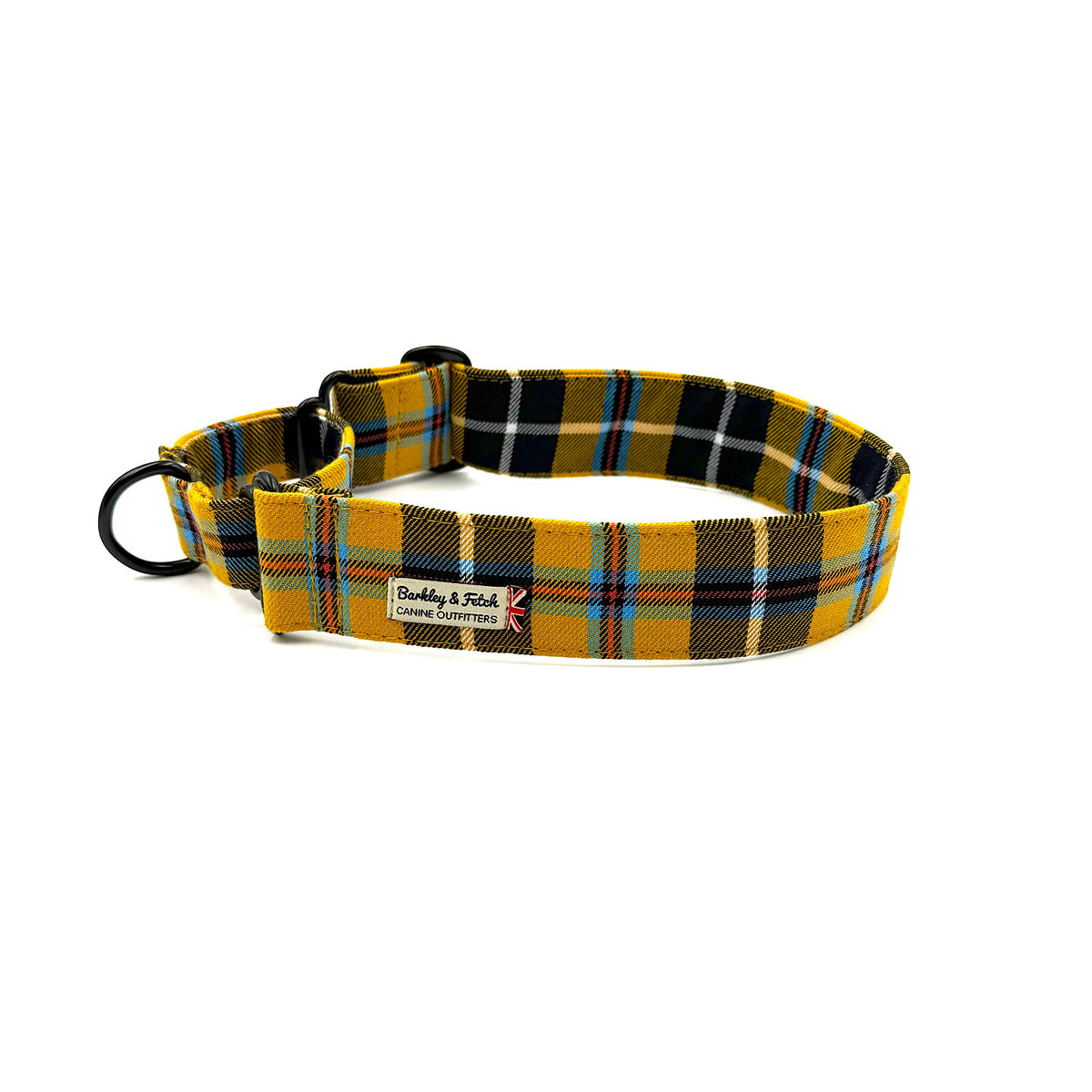 Cornish Tartan Martingale Dog Collar