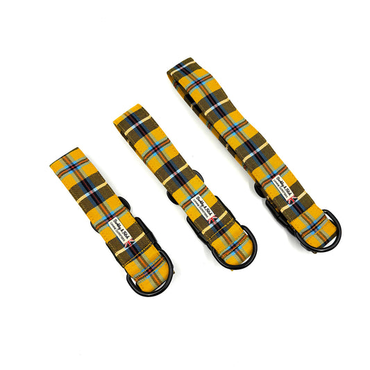 Cornish Tartan WIDE Dog Collar