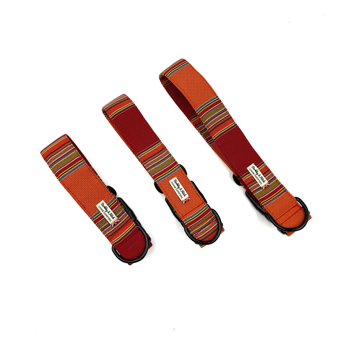 Deckchair Stripe WIDE Dog Collar