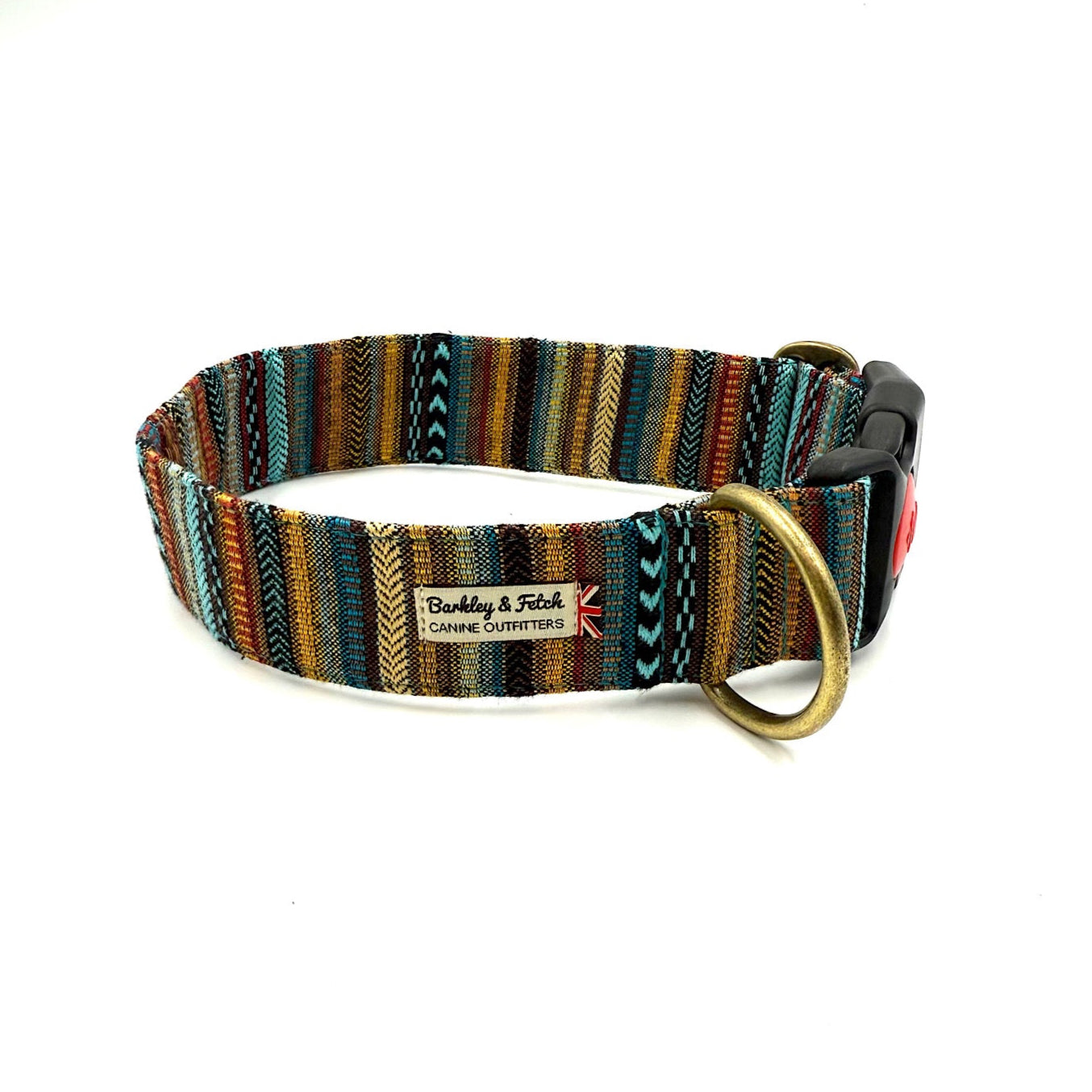 Dreamcoat Fabric WIDE Dog Collar