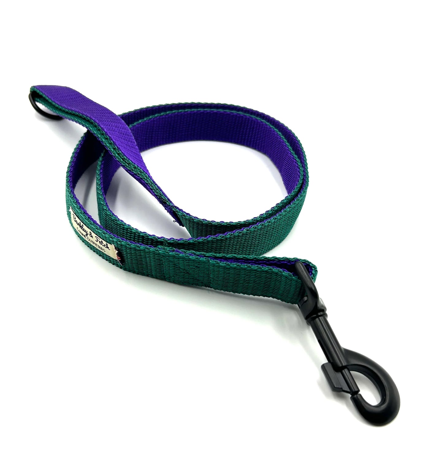 Colour Block Webbing Dog Lead