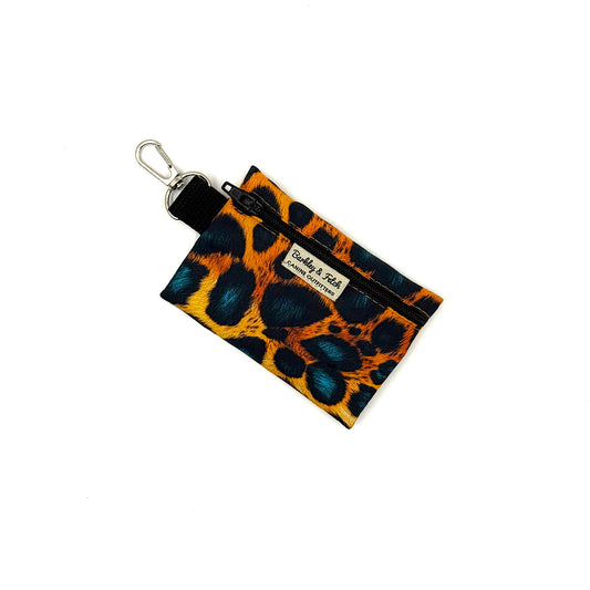 Funky Leopard Print Poo Bag Holder