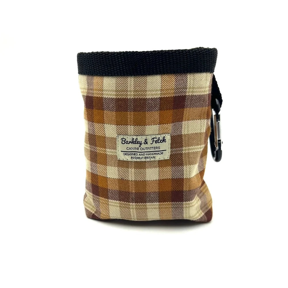 Gingerbread Check Treat Pouch