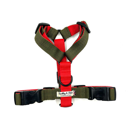 Colour Block Webbing Strap Dog Harness