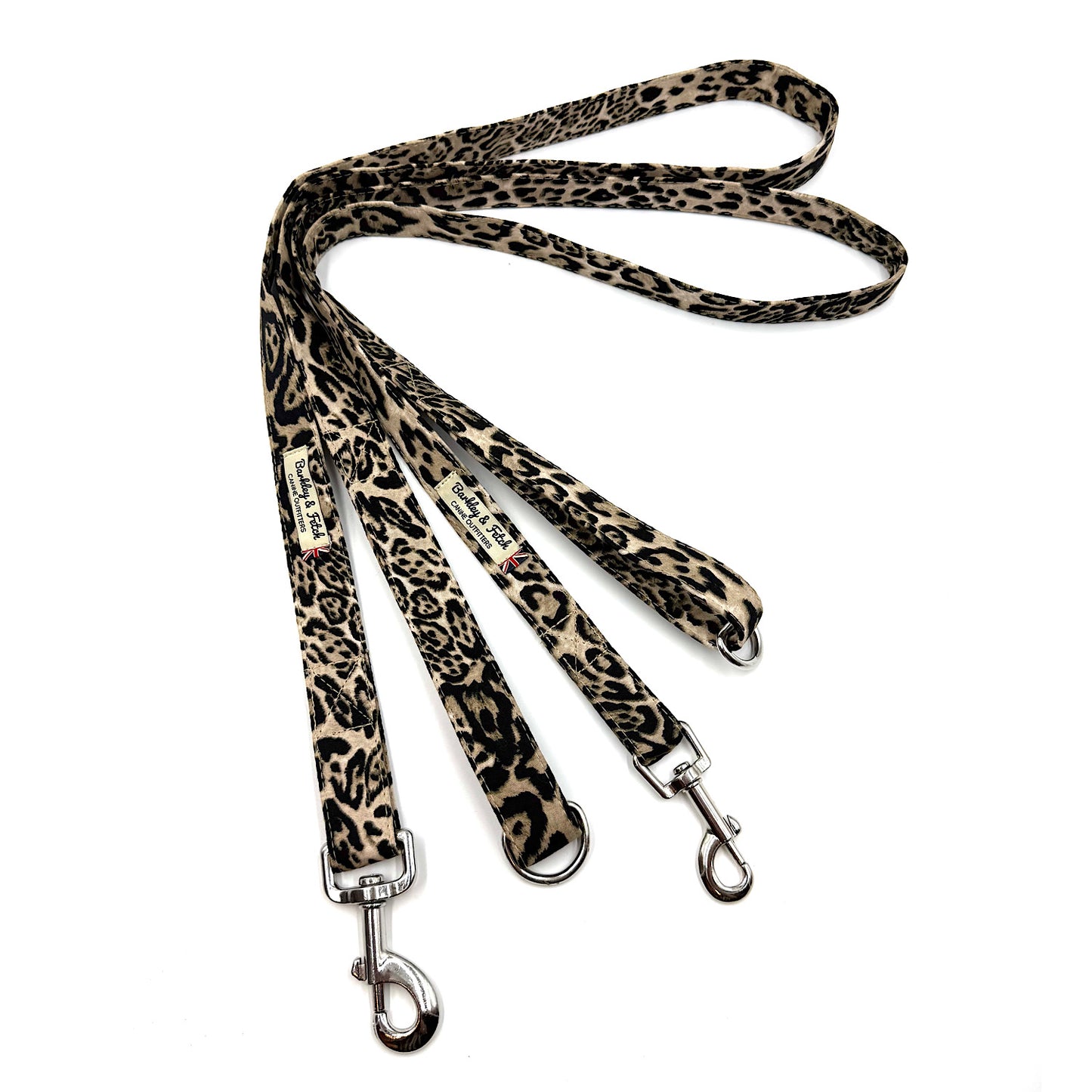 Leopard Print Dog Lead