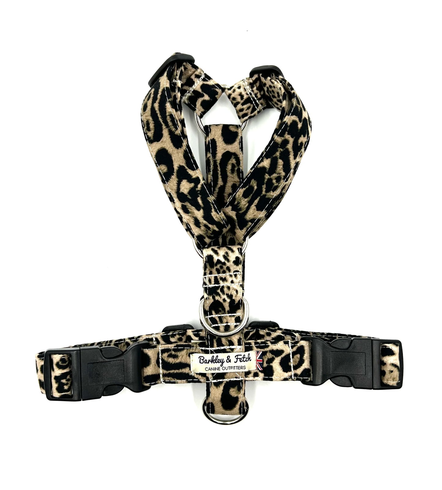 Leopard Print Strap Dog Harness