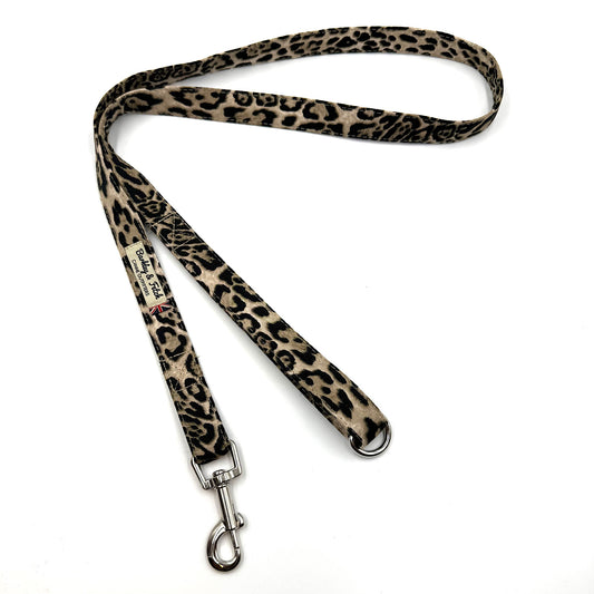 Leopard Print Dog Lead