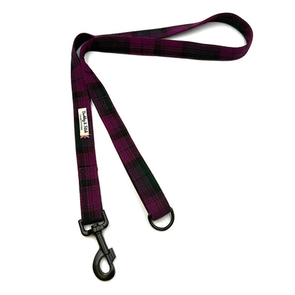 Mulberry Tartan Dog Lead