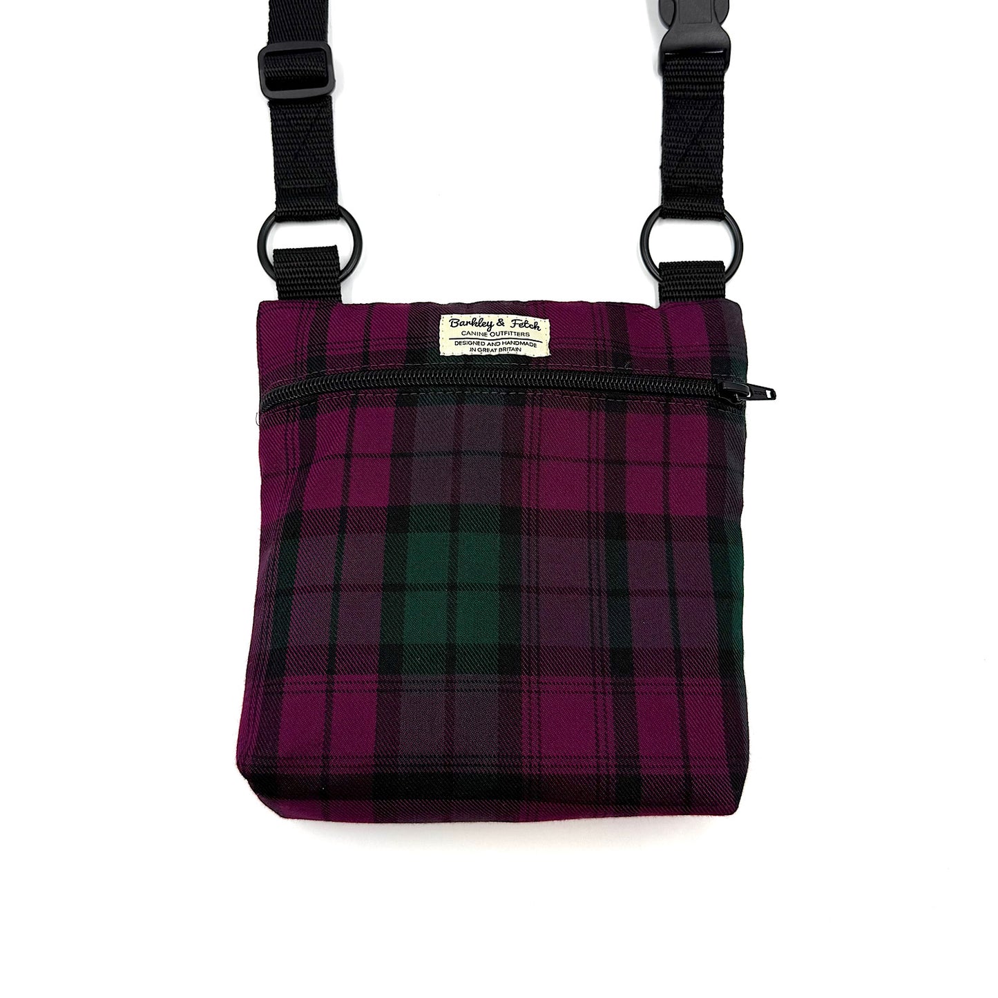 Mulberry Tartan Dog Walking Bag