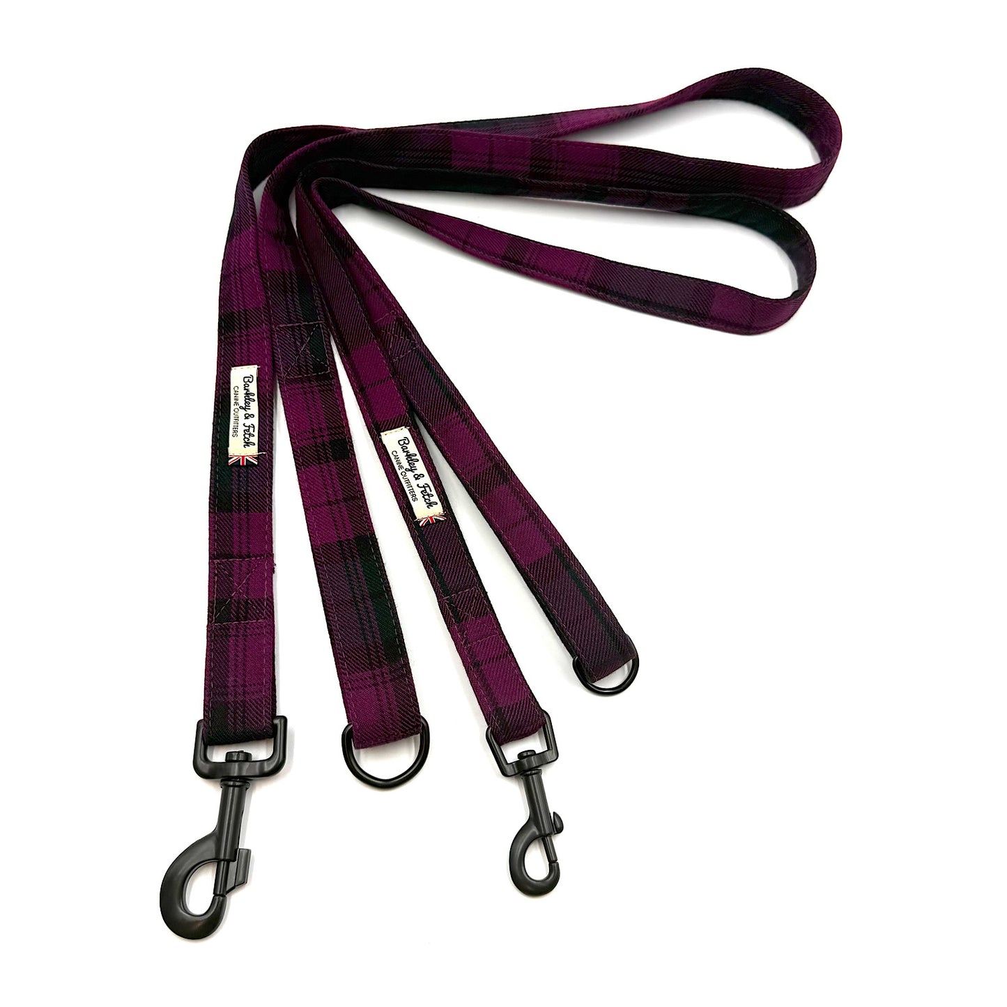Mulberry Tartan Dog Lead
