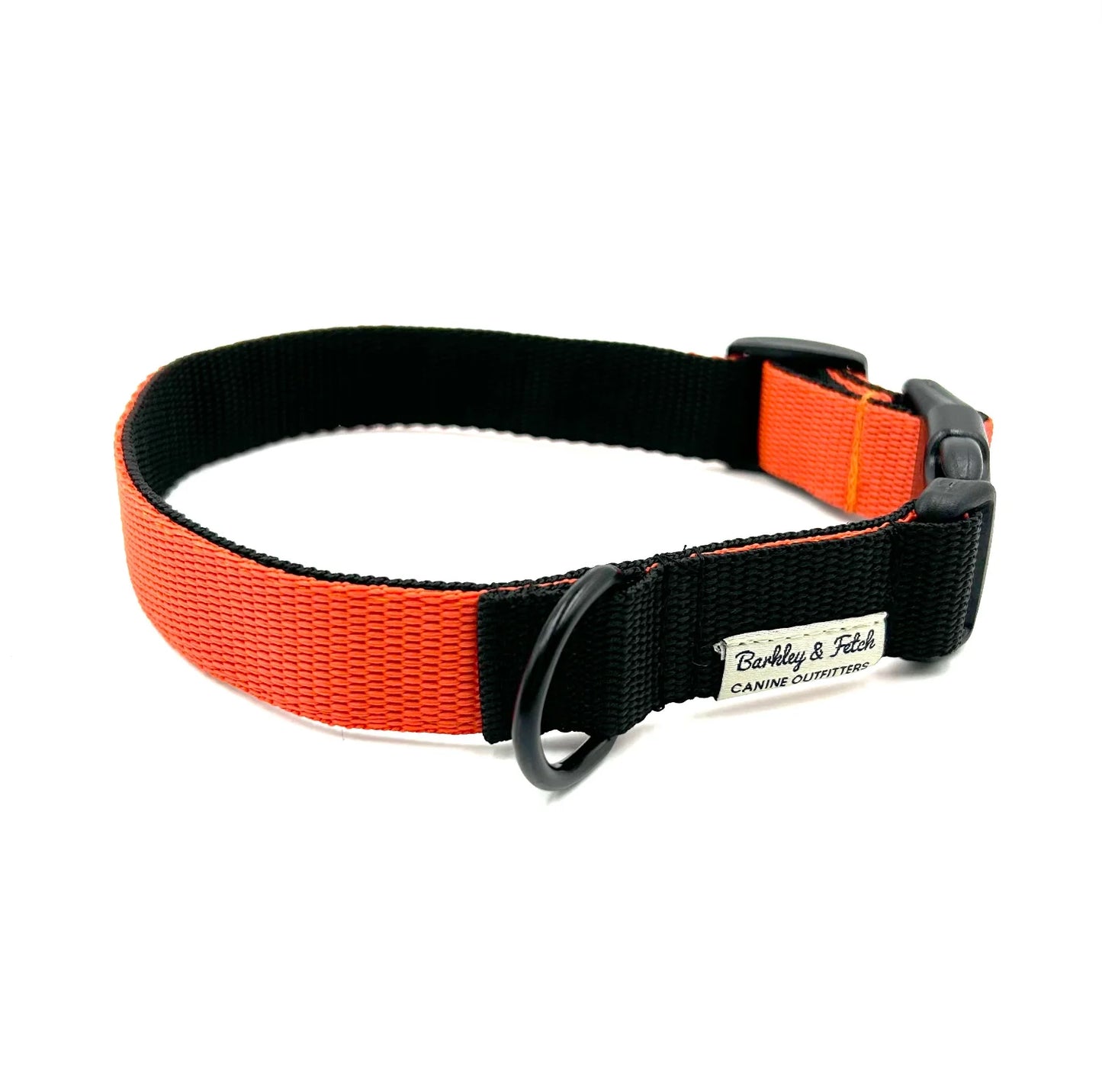 Colour Block Webbing Dog Collar