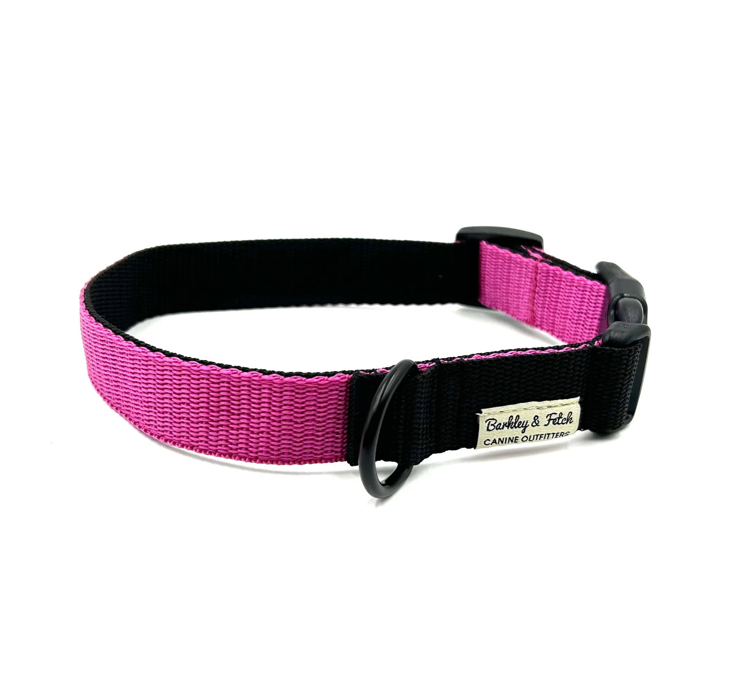 Colour Block Webbing Dog Collar