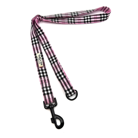 PinkBerry Check Dog Lead