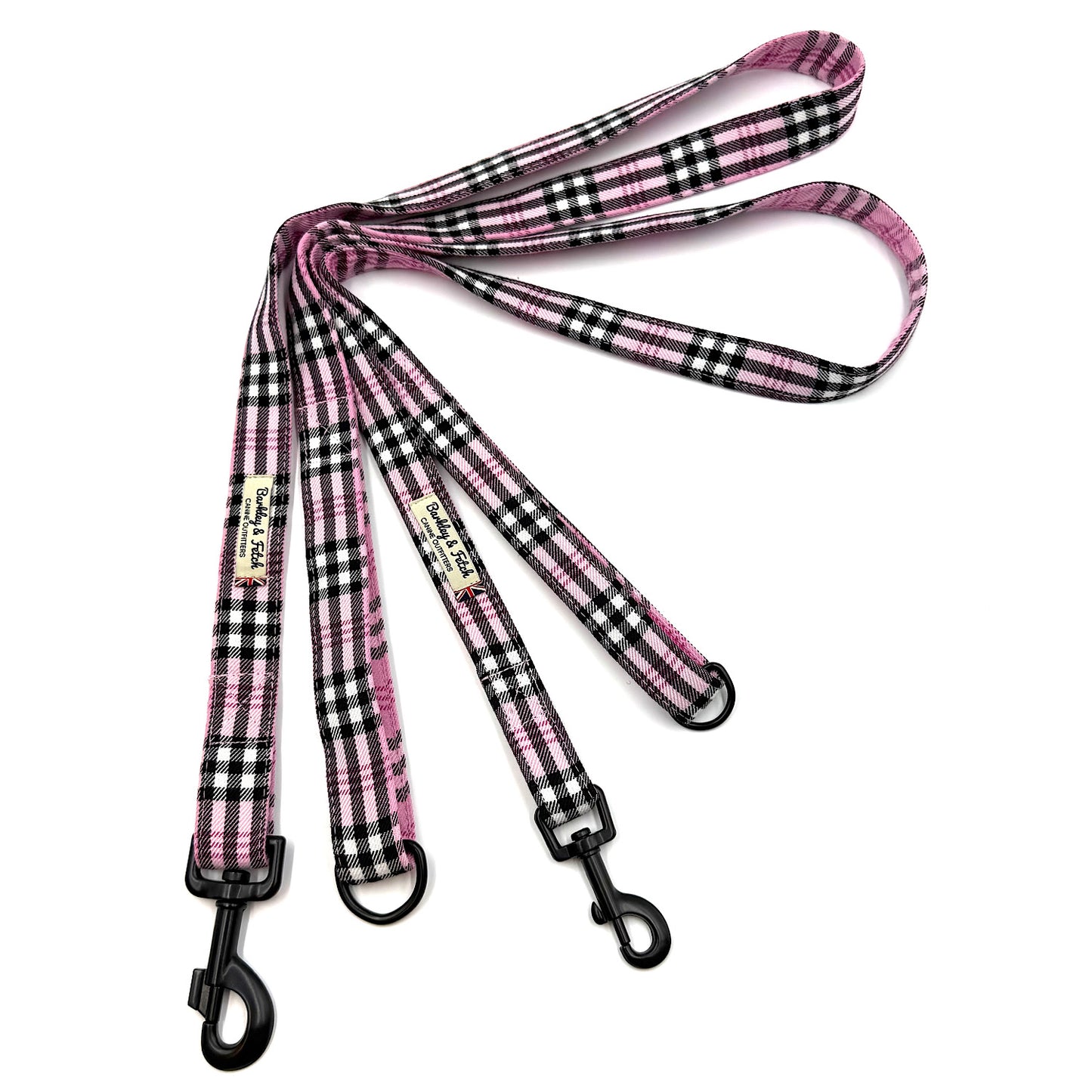 PinkBerry Check Dog Lead