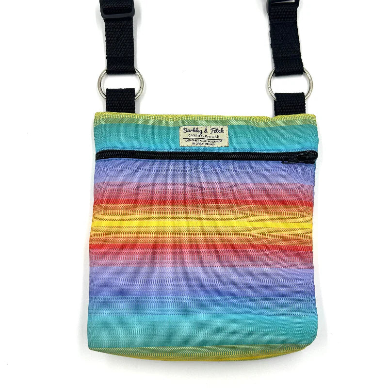 Rainbow Stripe Dog Walking Bag