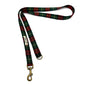 Red and Green Tartan Dog Lead