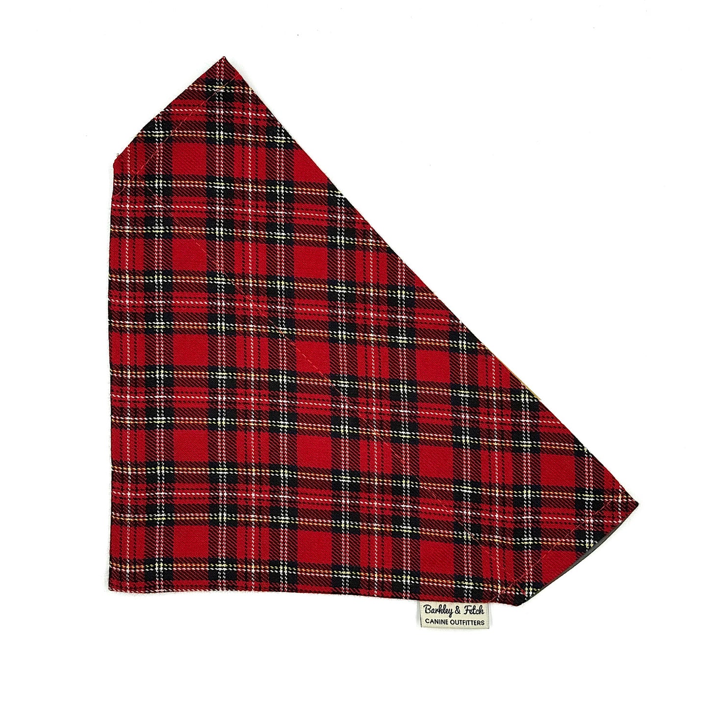 Red Tartan Dog  Bandana