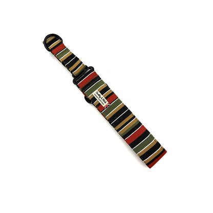 Roman Stripe Martingale Dog Collar