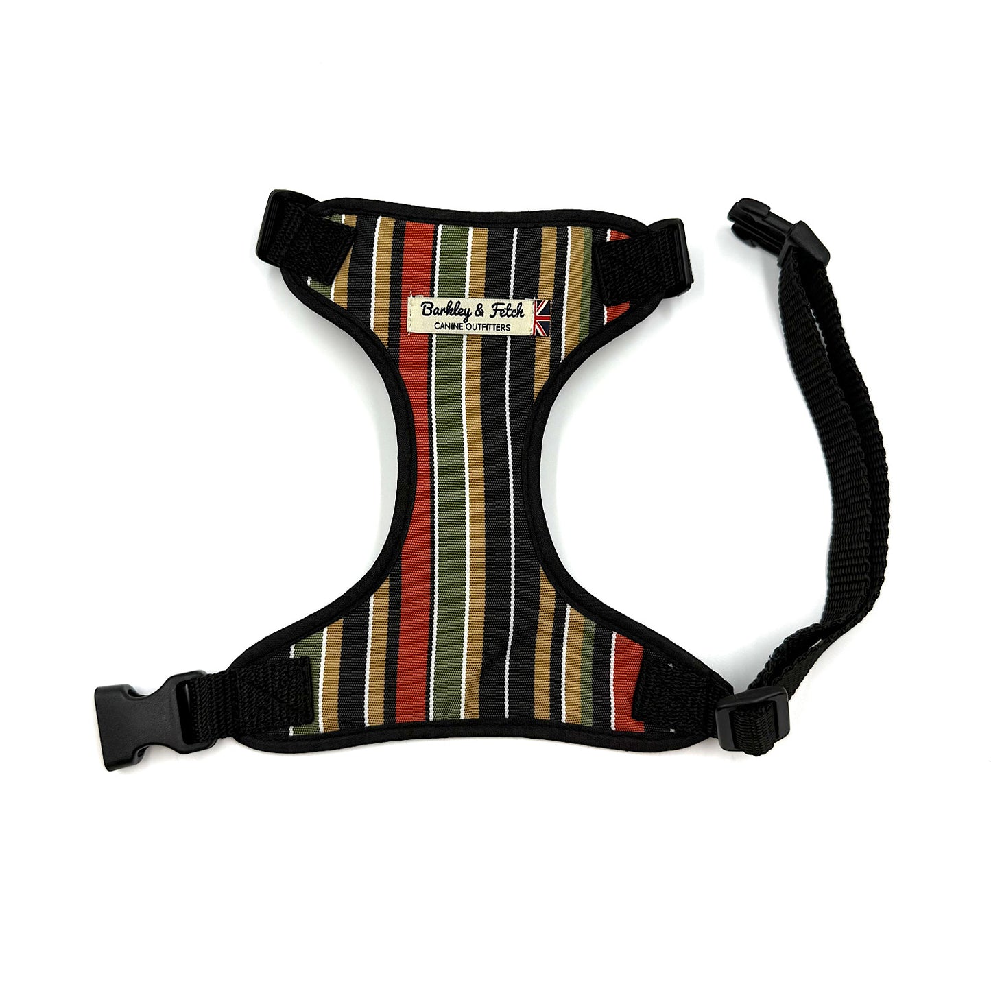 Roman Stripe Soft Dog Harness