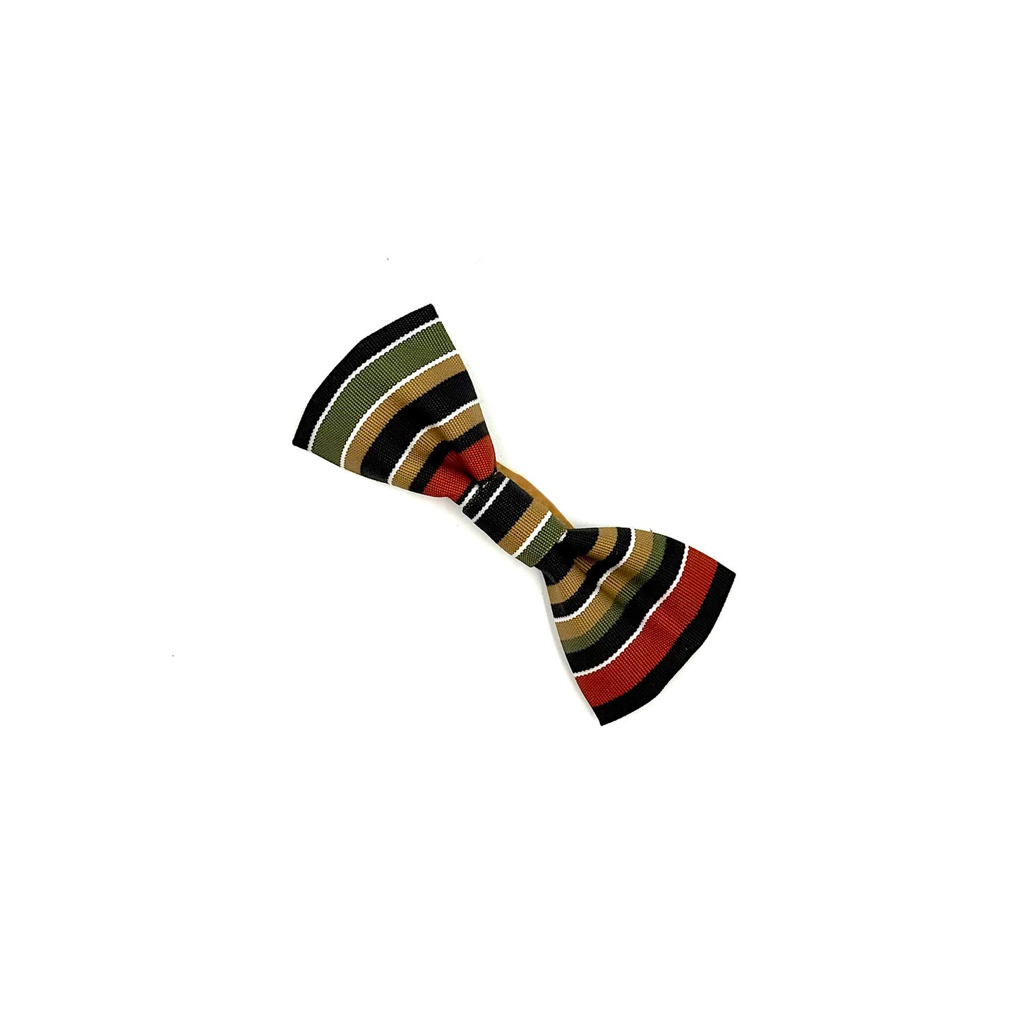 Roman Stripe Dog Bow