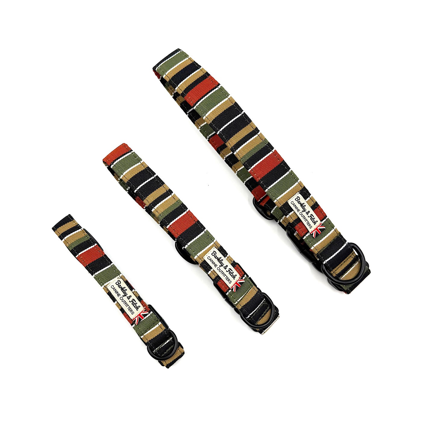 Roman Stripe Dog Collar