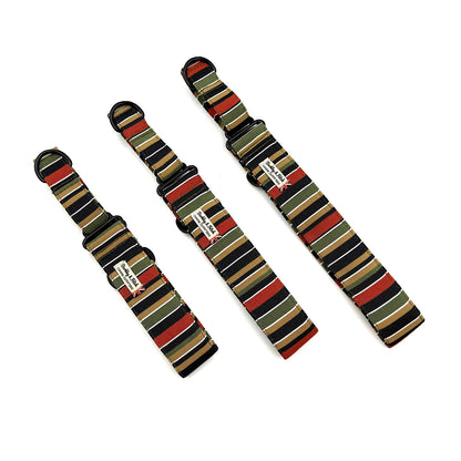 Roman Stripe Martingale Dog Collar