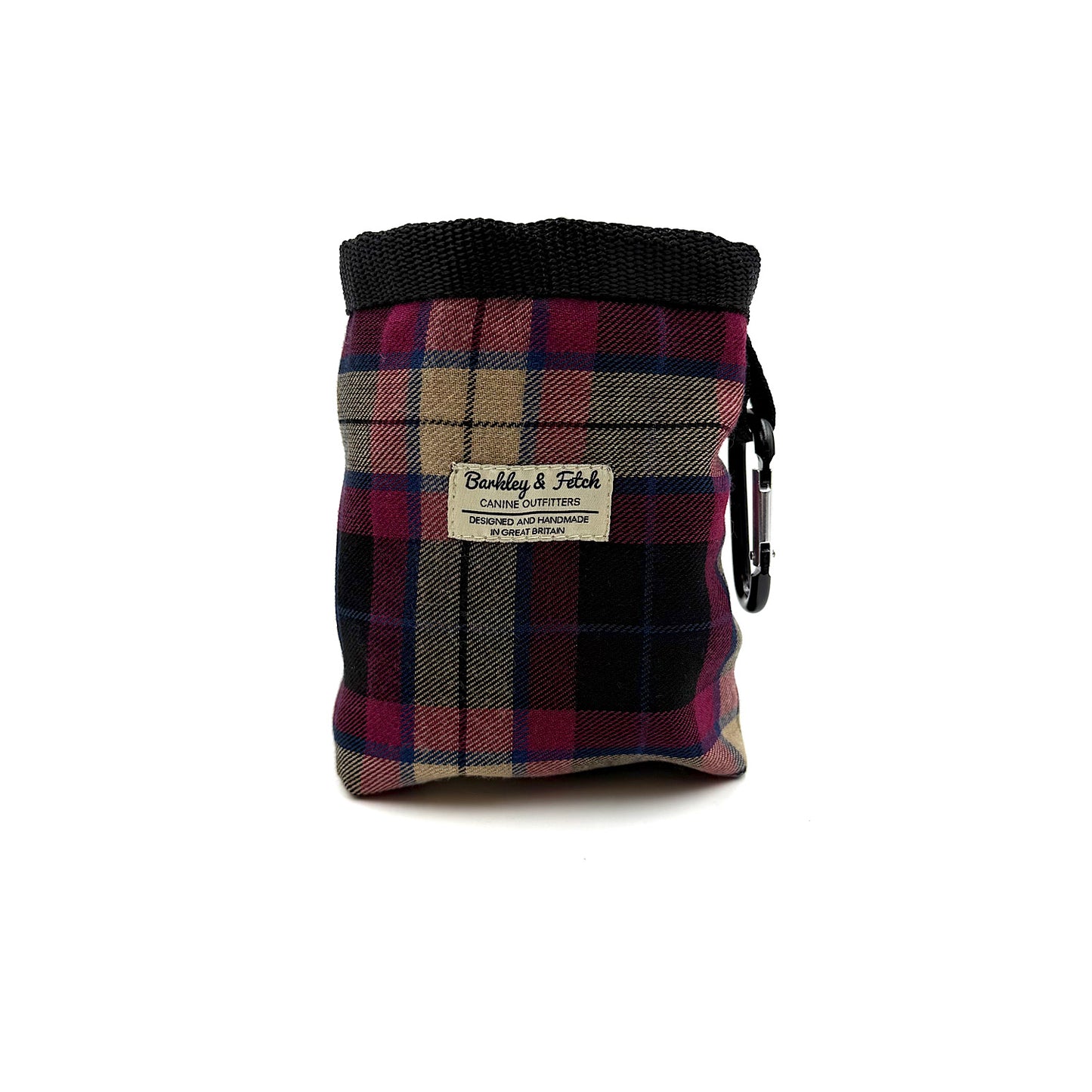 Wine Tartan Treat Pouch